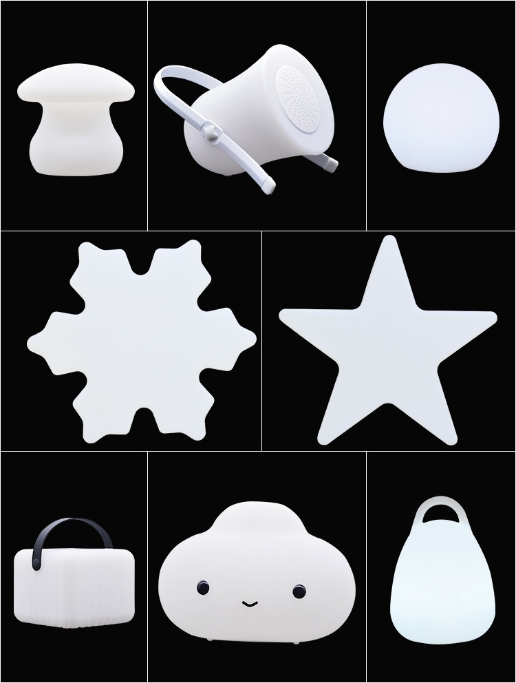 形状各异-PE灯罩